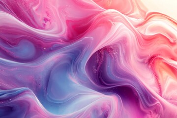 Fototapeta premium Abstract pastel-colored marble texture with fluid art design