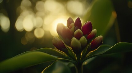 Obraz premium Macro Shot of Lavender Flower with Soft Bokeh and Natural Light at Sunrise