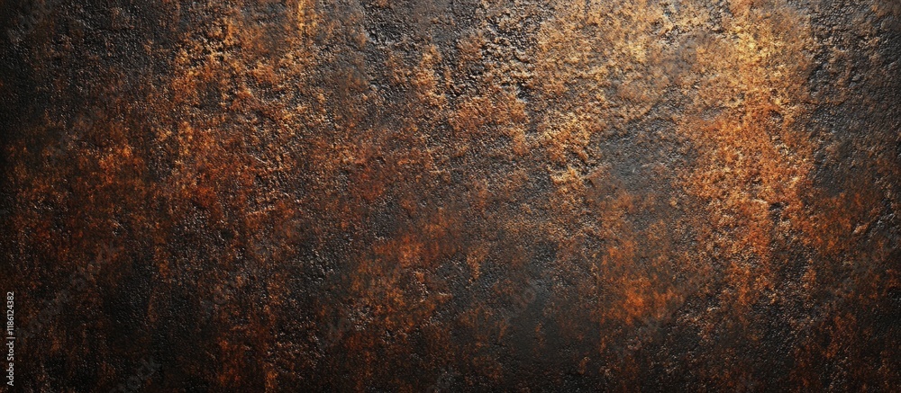 Leinwandbilder dark rusty appearance wall abstract grunge backdrop. with copy space image. Place for adding text or design
