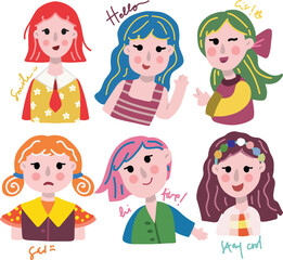 Character Girl Expression.eps