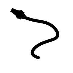 Water Spray Hose Silhouette 