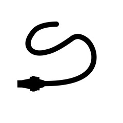 Water Spray Hose Silhouette 