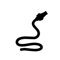 Water Spray Hose Silhouette 