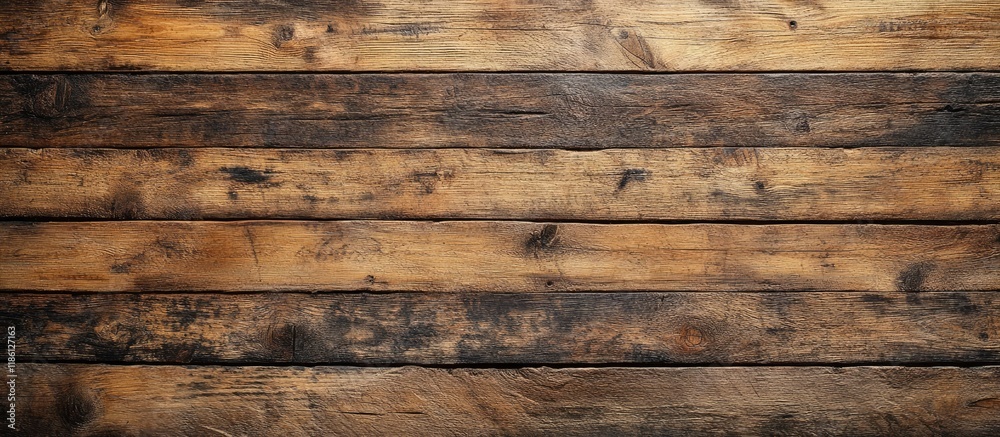 Fototapete Wood texture featuring a natural pattern wooden planks background suitable for desktop wallpaper or website design with template space for text. with copy space image. Place for adding text or design