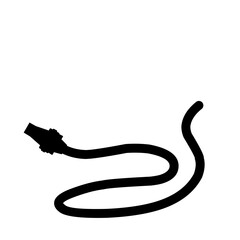 Water Spray Hose Silhouette 