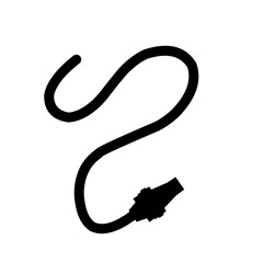 Water Spray Hose Silhouette 