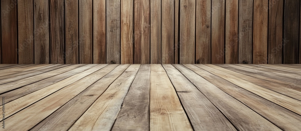 Fototapete wooden backdrop background and texture idea. with copy space image. Place for adding text or design
