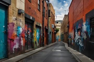 Street art in melbourne laneways