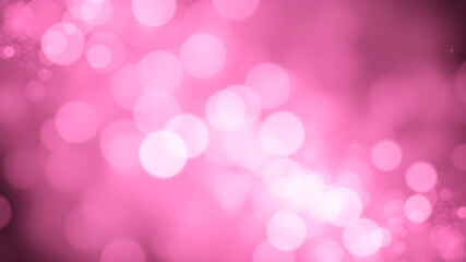 Pink glitter bokeh background. Generative AI