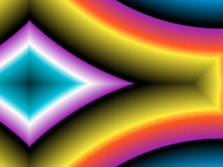 BLUE YELLOW PURPLE ABSTRACT  design with aesthetic gradient background