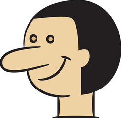 Hand Drawn Comic Face Avatar
