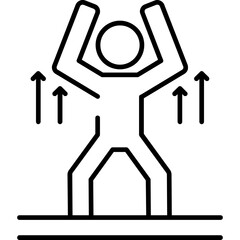 Jumping Jack Icon