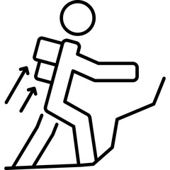 Mountain Climber Icon