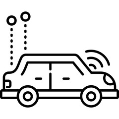 Connected Car Icon