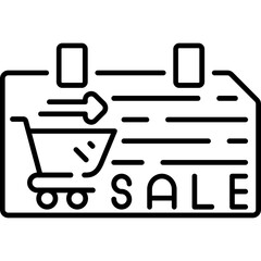 Obraz premium Sale Banner Icon