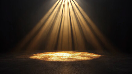 White spotlight beam with overlay effect to illuminate stage or product podium. Realistic 3d vector set of scene projector light ray on transparent background for winner award and presentation.