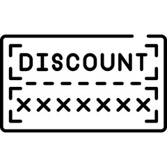 Discount Code Icon