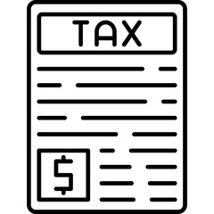 Fototapeta premium Sales Tax Icon