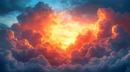 Fototapeta premium burning fire in the night