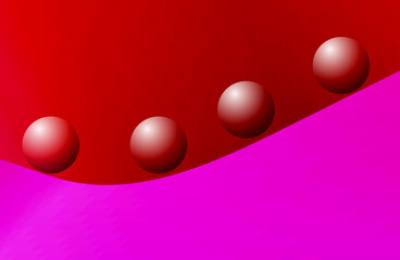 Flat set of spheres, circles and lines, vector design elements, display screens