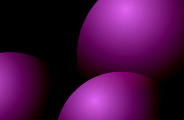 Abstract geometric background with gradient circles. Modern design template.