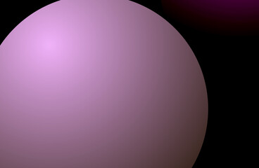 Flat set of spheres, circles and lines, vector design elements, display screens