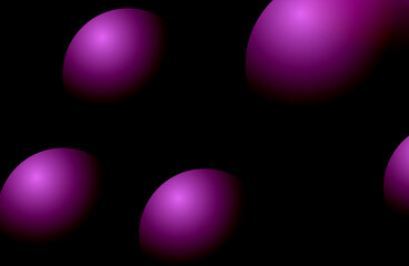 Abstract geometric background with gradient circles. Modern design template.