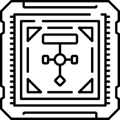 System Architecture Icon