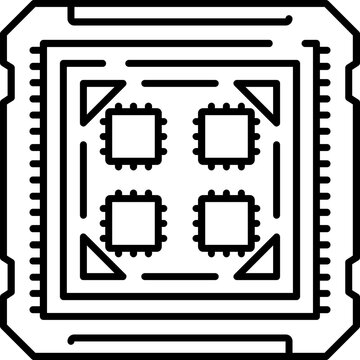 Multi-Core Processor Icon