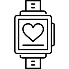 Obraz premium Smart Fitness Equipment Icon