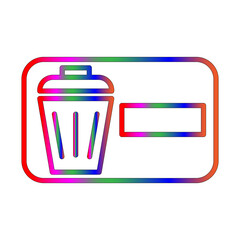 Delete  line gradient