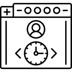 User Session Management Icon