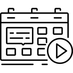 Content Calendar Icon