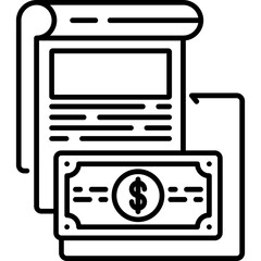 Cash Flow Projection Icon
