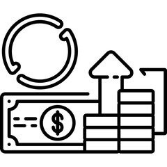 Cash Flow Trends Icon
