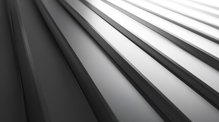 Obraz premium Abstract grayscale converging lines background.