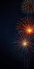 Fototapeta premium fireworks in the night sky