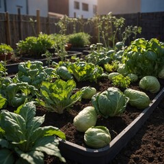 Describe the best vegetables to grow in a small urban garden.