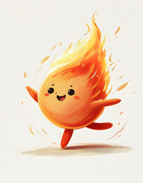 Cute Fire Sprite