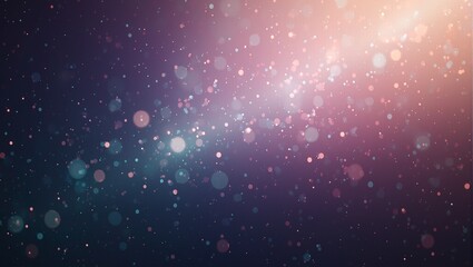 Fototapeta premium Ethereal light leaks in violet turquoise amber hues on a dark canvas with bokeh spots creating a dreamy suspended moment