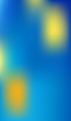 Vibrant blue and yellow gradient background.  Perfect for website banners, app interfaces, or any design needing a modern, colorful aesthetic.  Smooth, blurred texture creates a tranquil feel.