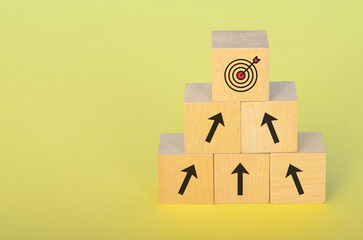 Target Achieved: Arrow Hitting the Center of the Bullseye