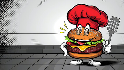 funny burger comic 