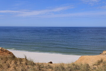 Blick auf die Küstenlandschaft bei Kampen auf der Nordfriesischen Insel Sylt	