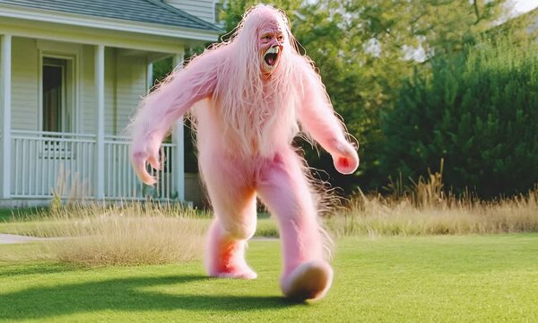 Bigfoot crazy man 