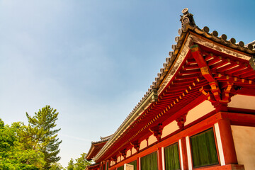 Todai-Ji Temple exterior view, Nara - Japan