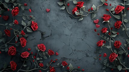 Dark Romance: A Valentine's Day Floral Arrangement