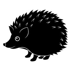 Hedgehog Silhouette vector illustration