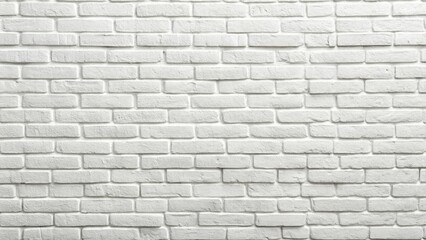 Fototapeta premium Clean white brick backdrop; perfect for social media, product showcases, or desktop wallpaper.