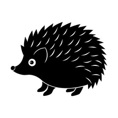 Hedgehog Silhouette vector illustration